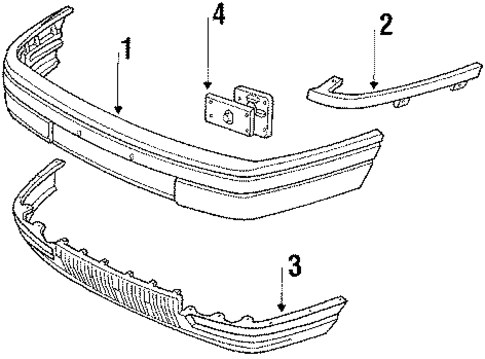 Sable BUMPER & COMPONENTS - FRONT