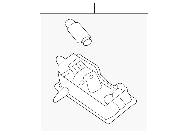 XDE000160 Деталь GLOVE BOX LAMP