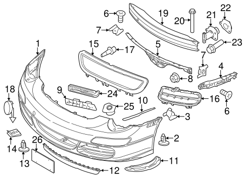 911 BUMPER & COMPONENTS - FRONT