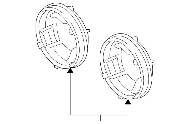 C2C9070 Деталь HEADLAMP BULB RETAINER RING, RIGHT