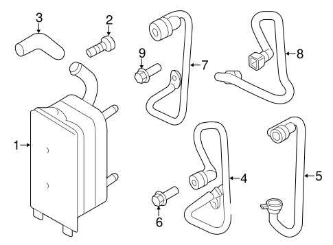 S60 TRANS OIL COOLER