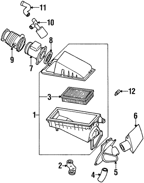Maintenance & Lubrication/Filters for 1997 Ford Contour #2