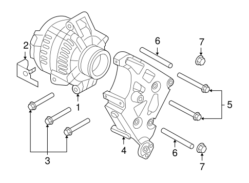 Electrical/Alternator for 2008 Ford F-350 Super Duty #2