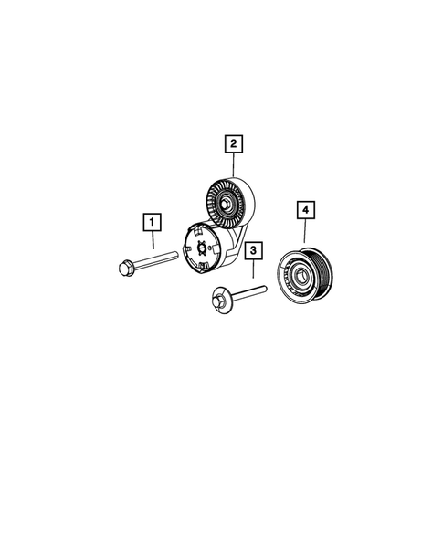 Pulleys and Related Parts for 2018 Dodge Grand Caravan #0