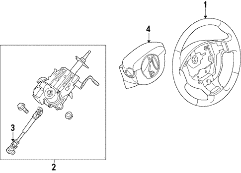 Steering Wheel for 2010 Nissan Sentra #0