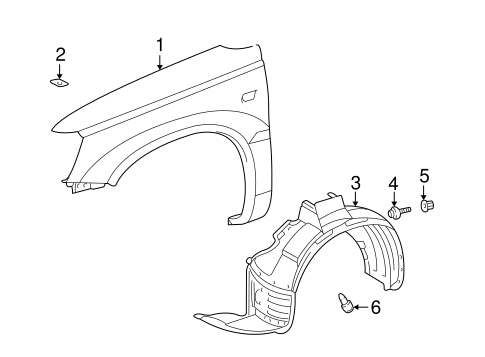 BODY/FENDER & COMPONENTS for 2004 Toyota Highlander #1