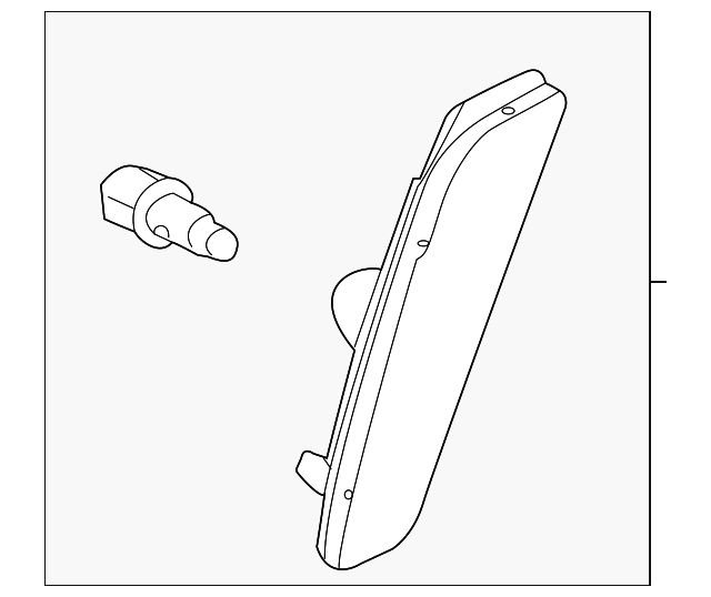 93357466 Деталь SIDE MARKER LAMP, RIGHT