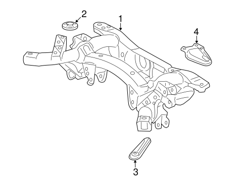 Rear Suspension/Suspension Mounting for 2015 Toyota RAV4 #1
