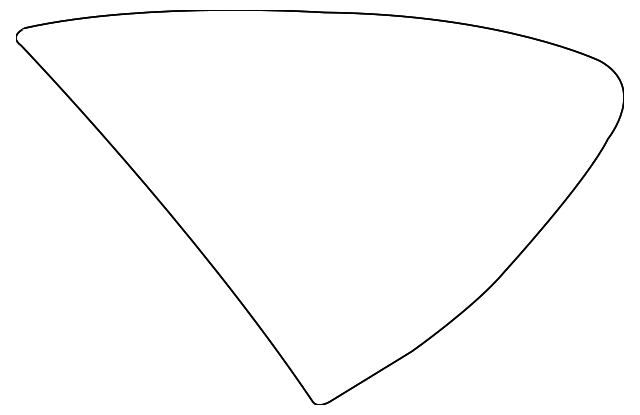 8S4Z-5429710-A Деталь QTR GLASS, RIGHT