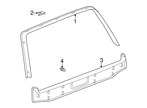 BODY/INTERIOR TRIM for 2002 Toyota Land Cruiser #1