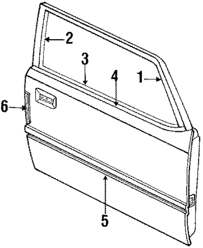 Mustang DOOR ASSEMBLY