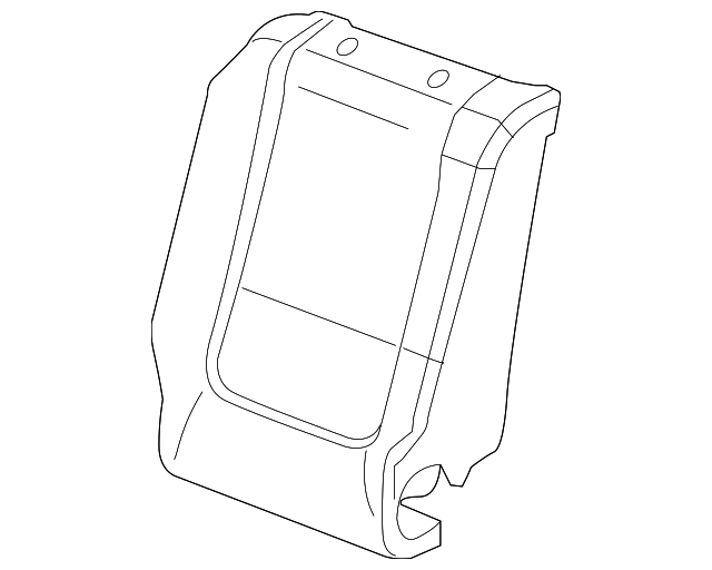 15146358 Деталь SEAT BACK COVER, RIGHT