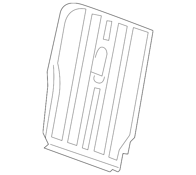 15146350 Деталь SEAT BACK PANEL, RIGHT
