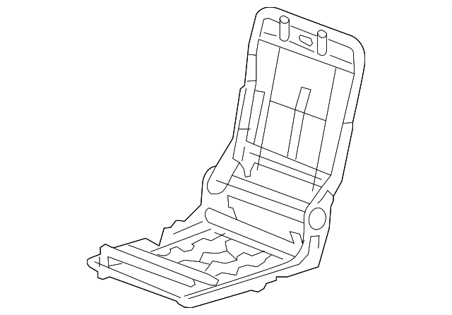 22736371 Деталь SEAT FRAME, RIGHT