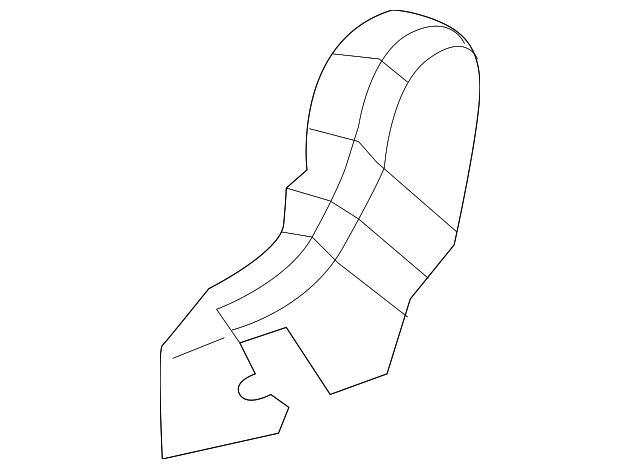 22736401 Деталь OUTER COVER, LEFT