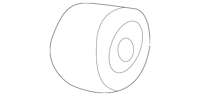 C2S14739 Деталь TRAILING ARM FRONT BUSHING, LEFT