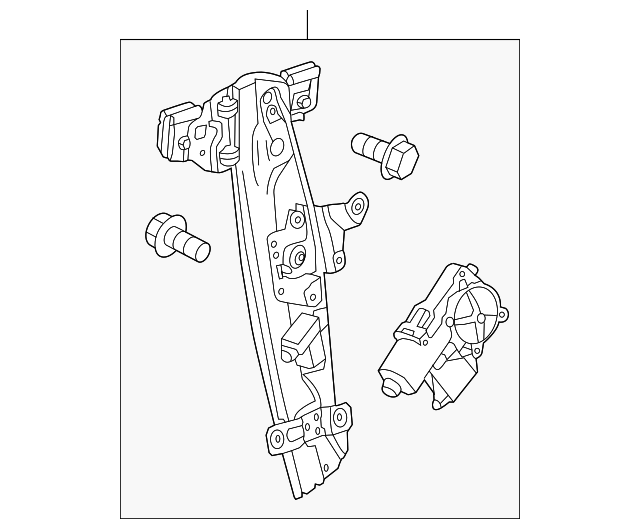 95494532 Деталь REGULATOR ASSY, LEFT
