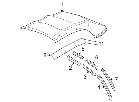 Body/Covers & Trim for 2007 Ford Mustang #1