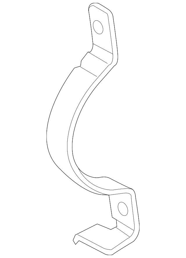 DR3Z-8N500-C Деталь SUPPORT BRACKET, LEFT