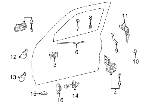 BODY/REAR DOOR for 2000 Toyota Tacoma #1
