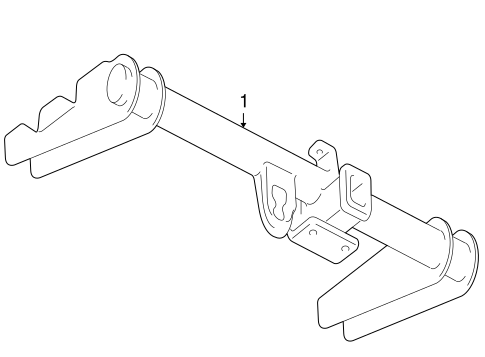 Body/Trailer Hitch Components for 2001 Chevrolet Silverado 3500 #1