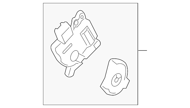 BE8Z-19788-B ADJUST CAM, LEFT