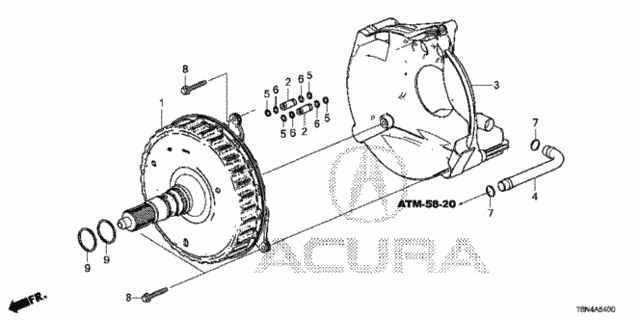 AT Clutch Assy. for 2018 Acura NSX #0