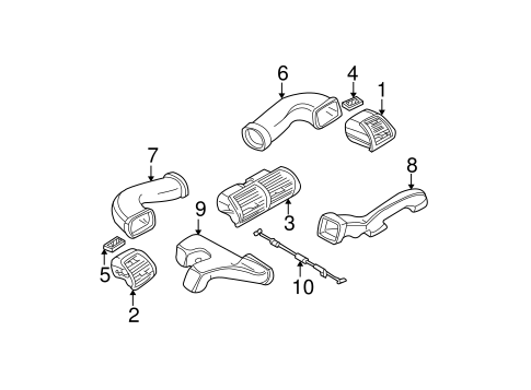 Ducts for 2001 BMW X5 #0
