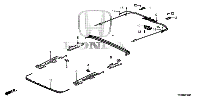 Interior/Bumper/Roof Slide Components for 2012 Honda CIVIC SEDAN #1