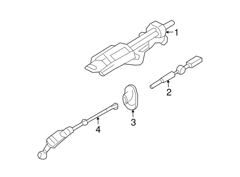 Mountaineer STEERING COLUMN ASSEMBLY