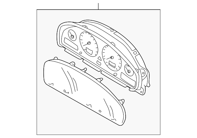 36050509 Деталь INST CLUSTER
