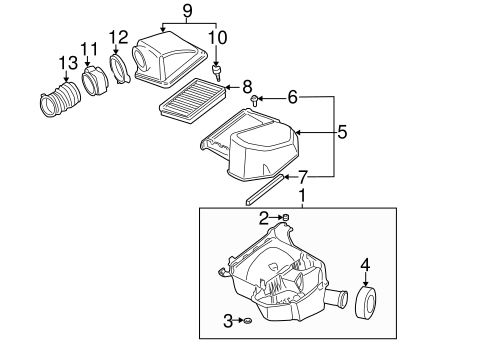 ENGINE/AIR INTAKE for 2005 Cadillac DeVille #1