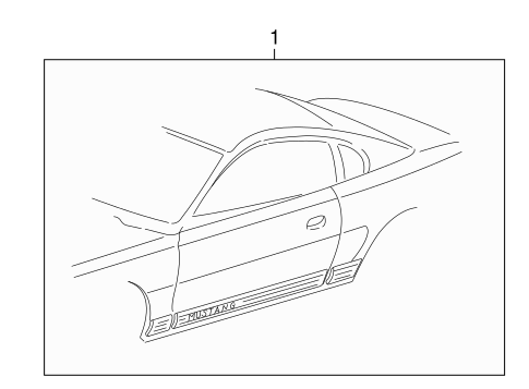 Body/Stripe Tape for 2007 Ford Mustang #1