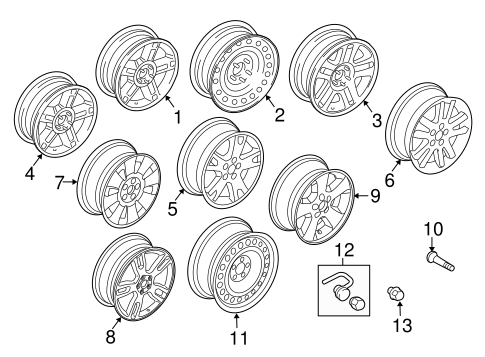 Wheels for 2009 Ford Explorer #0