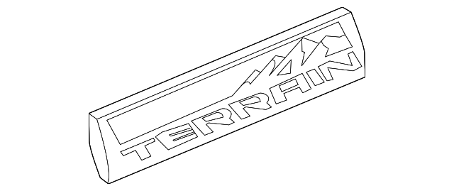 25811532 Деталь NAMEPLATE, LEFT