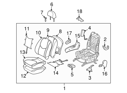BODY/FRONT SEAT COMPONENTS for 2006 Toyota RAV4 #4