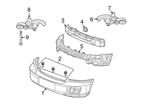 Dakota BUMPER & COMPONENTS - FRONT