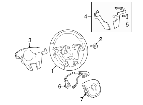 G8 STEERING WHEEL & TRIM
