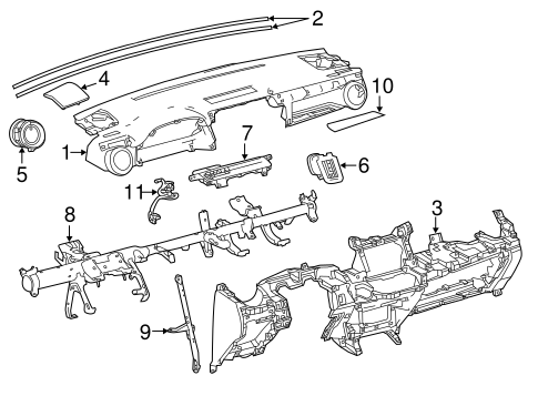Body/Instrument Panel for 2013 Toyota RAV4 #1