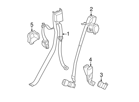 Grand Cherokee REAR SEAT BELTS