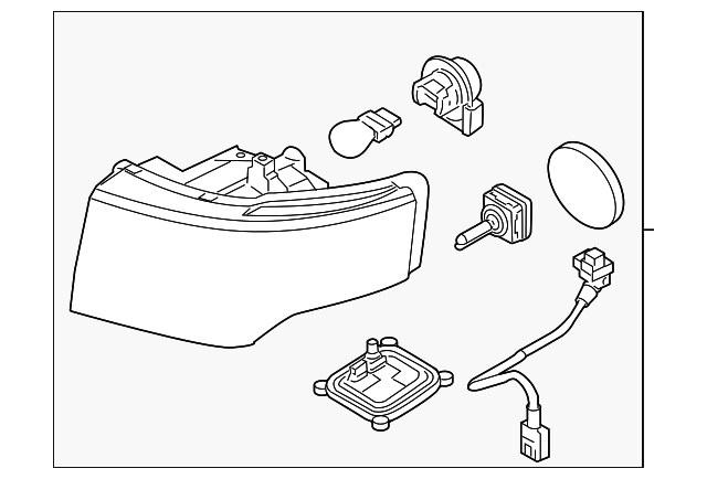 BA8Z-13008-A Деталь HEADLAMP ASSY, RIGHT