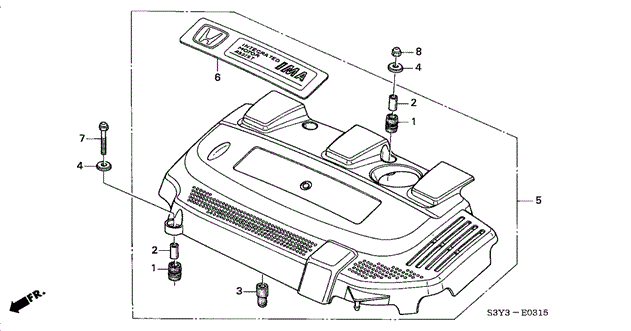 Engine/Engine Cover for 2002 Honda INSIGHT #1