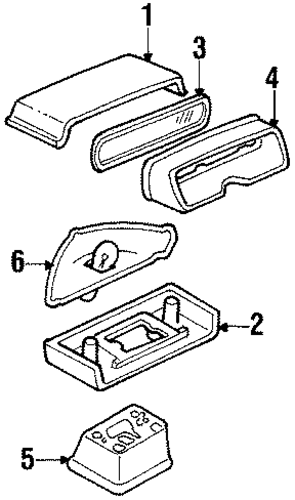 Grand Am HIGH MOUNTED STOP LAMP