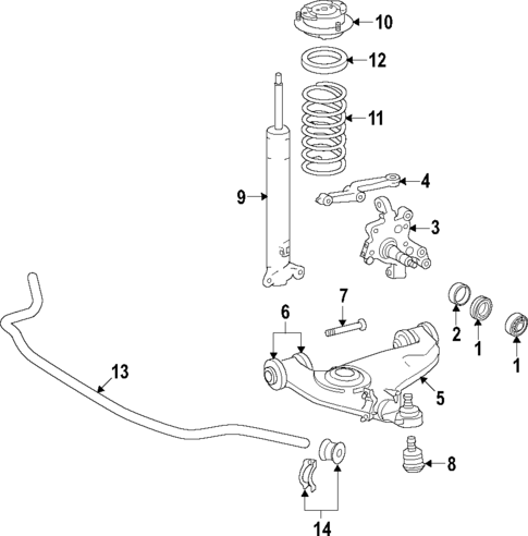 Suspension Components for 1994 Mercedes-Benz E 320 #0