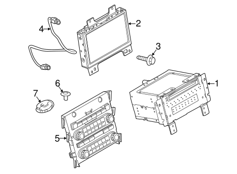 MKZ NAVIGATION SYSTEM COMPONENTS