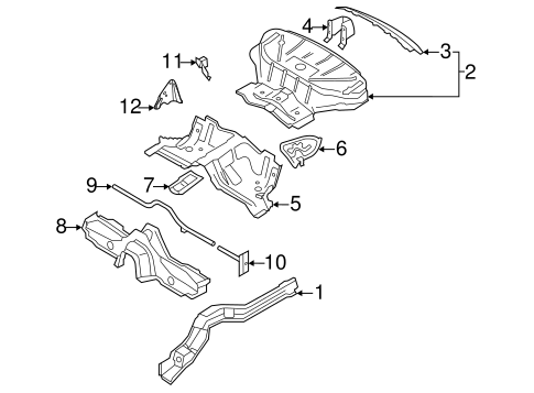 911 REAR FLOOR & RAILS 2