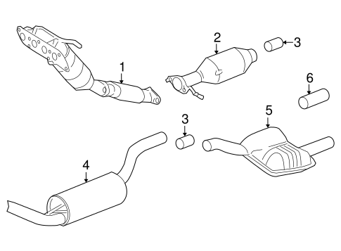 Focus EXHAUST COMPONENTS