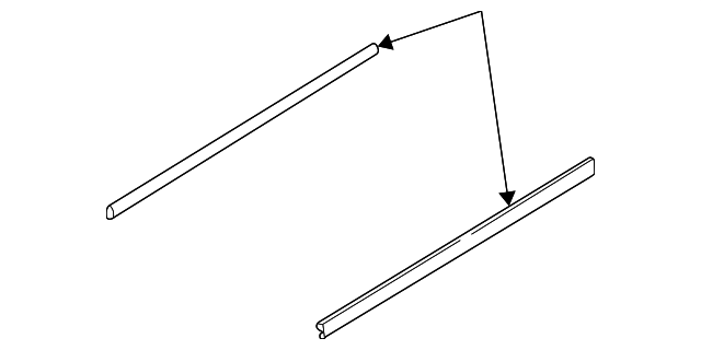 3S4Z-7450463-AA Деталь DRIP MOLDING, LEFT