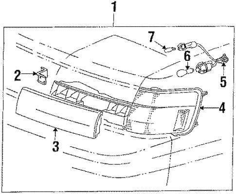 Signal Lamps for 1986 Toyota Celica #0