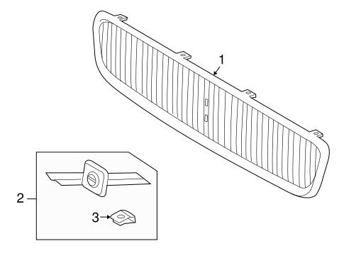 V50 GRILLE & COMPONENTS